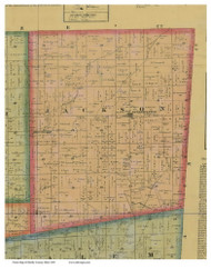 Jackson, Ohio 1865 Old Town Map Custom Print - Shelby Co.