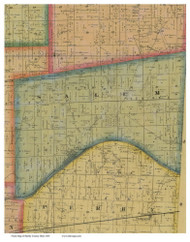 Salem, Ohio 1865 Old Town Map Custom Print - Shelby Co.