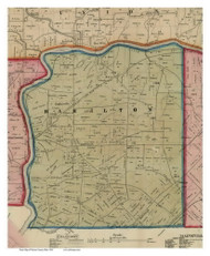 Hamilton, Ohio 1856 Old Town Map Custom Print - Warren Co.