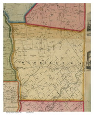 Washington, Ohio 1856 Old Town Map Custom Print - Warren Co.