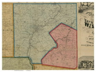 Wayne, Ohio 1856 Old Town Map Custom Print - Warren Co.