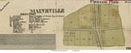 Maineville - Hamilton, Ohio 1856 Old Town Map Custom Print - Warren Co.