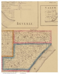 Jolly, Ohio 1858 Old Town Map Custom Print - Washington Co.