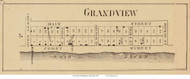 Grandview Village - Grandview, Ohio 1858 Old Town Map Custom Print - Washington Co.