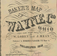 Title of Source Map - Wayne Co., Ohio 1856 - NOT FOR SALE - Wayne Co.