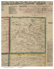 Chippawa, Ohio 1856 Old Town Map Custom Print - Wayne Co.