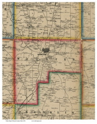 Wooster, Ohio 1856 Old Town Map Custom Print - Wayne Co.