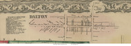 Dalton - Sugar Creek, Ohio 1856 Old Town Map Custom Print - Wayne Co.