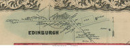 Edinburgh - East Union, Ohio 1856 Old Town Map Custom Print - Wayne Co.
