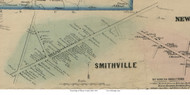 Smithville - Green, Ohio 1856 Old Town Map Custom Print - Wayne Co.