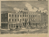 Column Building - Wayne Co., Ohio 1856 Old Town Map Custom Print - Wayne Co.