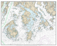 Vinalhaven, Deer Isle, Isle Au Haut & Swans Island 2014 - New England 80,000 Scale Custom Chart