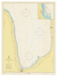 Port Huron to Pte. Aux Barques 1946 Lake Huron Harbor Chart Reprint Great Lakes 5 - 51