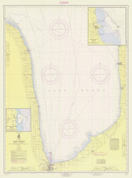 Port Huron to Pte. Aux Barques 1964 Lake Huron Harbor Chart Reprint Great Lakes 5 - 51