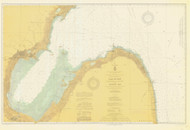 Saginaw Bay 1912 Lake Huron Harbor Chart Reprint Great Lakes 5 - 52