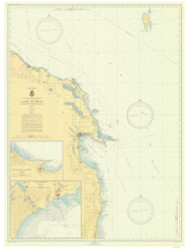 Harrisville to Forty Mile Point 1943 Lake Huron Harbor Chart Reprint Great Lakes 5 - 53