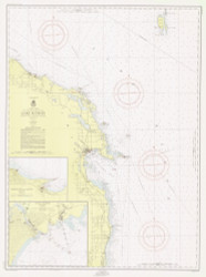 Harrisville to Forty Mile Point 1955 Lake Huron Harbor Chart Reprint Great Lakes 5 - 53