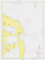 Harrisville to Forty Mile Point 1964 Lake Huron Harbor Chart Reprint Great Lakes 5 - 53