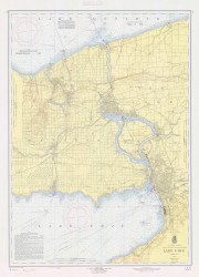 Lake Erie - North and Northwestern Lakes 1959 Lake Erie Harbor Chart Reprint Great Lakes 3 - 31