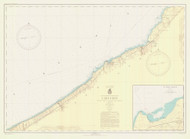 Lake Erie - Sturgeon Pt. to Twenty Mile Creek 1943 Lake Erie Harbor Chart Reprint Great Lakes 3 - 32