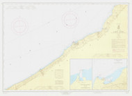 Lake Erie - Sturgeon Pt. to Twenty Mile Creek 1965 Lake Erie Harbor Chart Reprint Great Lakes 3 - 32