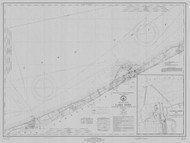Lake Erie - Sixteenmile Creek to Conneaut 1971 Lake Erie Harbor Chart Reprint Great Lakes 3 - 33