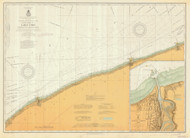 Lake Erie - Ashtabula to Chagrin River 1913 Lake Erie Harbor Chart Reprint Great Lakes 3 - 34