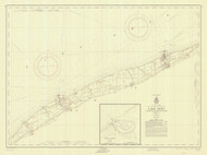 Lake Erie - Ashtabula to Chagrin River 1956 Lake Erie Harbor Chart Reprint Great Lakes 3 - 34