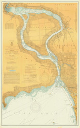 Upper Niagra River 1904 Lake Erie Harbor Chart Reprint Great Lakes 3 - 312