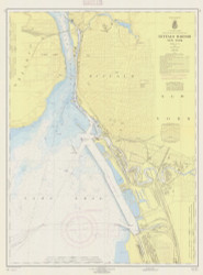 Buffalo Harbor 1961 Lake Erie Harbor Chart Reprint Great Lakes 3 - 314