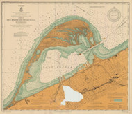 Erie Harbor 1907 Lake Erie Harbor Chart Reprint Great Lakes 3 - 332
