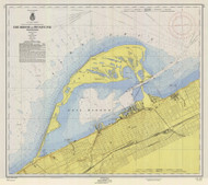Erie Harbor 1956 Lake Erie Harbor Chart Reprint Great Lakes 3 - 332