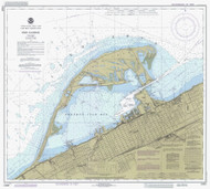 Erie Harbor 1985 Lake Erie Harbor Chart Reprint Great Lakes 3 - 332