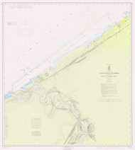 Cleveland Harbor 1965 Lake Erie Harbor Chart Reprint Great Lakes 3 - 354