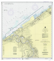 Cleveland Harbor 1975 Lake Erie Harbor Chart Reprint Great Lakes 3 - 354
