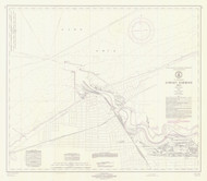 Huron Harbor 1971 Lake Erie Harbor Chart Reprint Great Lakes 3 - 357