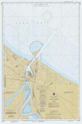 Huron Harbor 1980 Lake Erie Harbor Chart Reprint Great Lakes 3 - 363