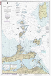Islands in Lake Erie 1991 Lake Erie Harbor Chart Reprint Great Lakes 3 - 364