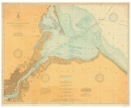 Toledo Harbor 1910 Lake Erie Harbor Chart Reprint Great Lakes 3 - 374