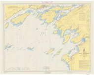 Clayton to Stony Point 1966 Lake Ontario Harbor Chart Reprint Great Lakes 2 - 21
