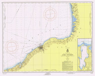 Six Miles South of Stony Point to Port Bay 1956 Lake Ontario Harbor Chart Reprint Great Lakes 2 - 22