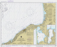 Six Miles South of Stony Point to Port Bay 1984 Lake Ontario Harbor Chart Reprint Great Lakes 2 - 22