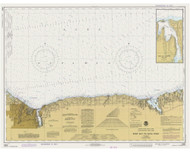 Sodus Bay to Rochester 1981 Lake Ontario Harbor Chart Reprint Great Lakes 2 - 23
