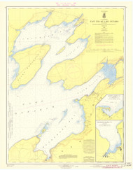 East End of Lake Ontario 1966 Lake Ontario Harbor Chart Reprint Great Lakes 2 - LS211