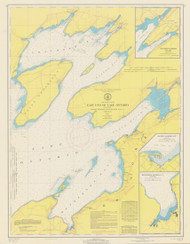 East End of Lake Ontario 1971 Lake Ontario Harbor Chart Reprint Great Lakes 2 - 211