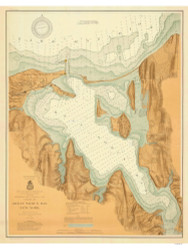 Great Sodus Bay 1902 Lake Ontario Harbor Chart Reprint Great Lakes 2 - 234