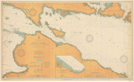 Straits of Mackinac 1911 Northwest Lake Huron Harbor Chart Reprint Great Lakes 6 - 6
