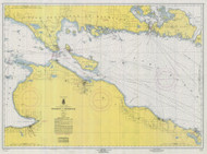 Straits of Mackinac 1960 Northwest Lake Huron Harbor Chart Reprint Great Lakes 6 - 6
