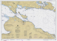 Straits of Mackinac 1981 Northwest Lake Huron Harbor Chart Reprint Great Lakes 6 - 6