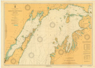 North End of Lake Michigan 1924 Lake Michigan Harbor Chart Reprint Great Lakes 7 - 70